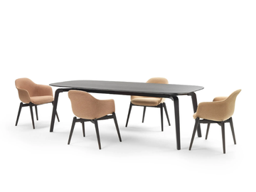 MIKE - Wooden dining table by Marelli - view 2