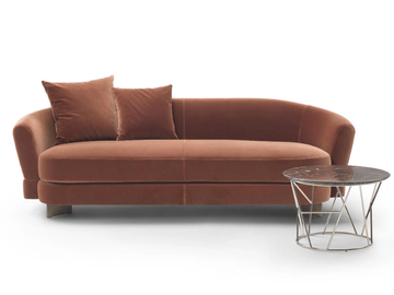 JEFF - 3 seater fabric sofa by Marelli - view 2