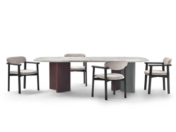 ONNO - Rectangular marble table by Marelli - view 2
