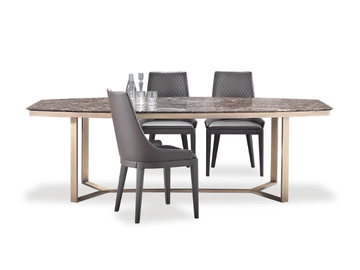 XELA - Marble dining table by Marelli - view 2
