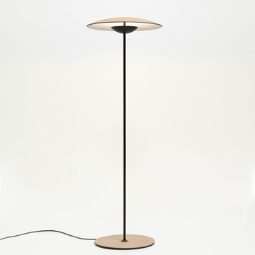 GINGER P - LED aluminium and wood floor lamp by Marset - view 3