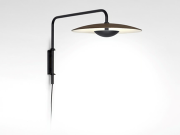 GINGER - LED metal wall lamp with laminate lampshade by Marset - view 3