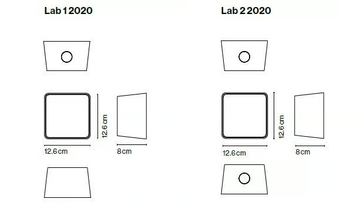 LAB - LED aluminium Outdoor wall Lamp by Marset - view 3