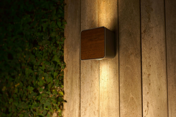 LAB - LED aluminium and wood Outdoor wall Lamp by Marset - view 3