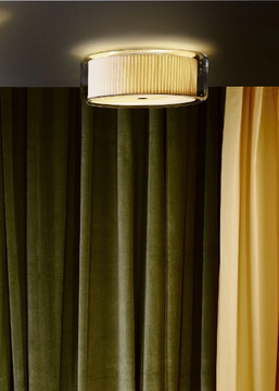 MERCER - LED blown glass and fabric ceiling light by Marset - view 3