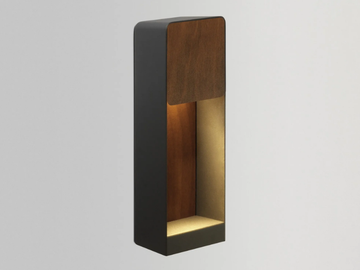 LAB - Outdoor aluminium and wood steplight by Marset - view 2