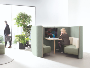 NUCLEO - Acoustic fabric meeting pod by Martex - view 2