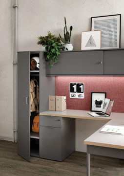 PIGRECO LOOP - L-shaped workstation desk by Martex - view 3