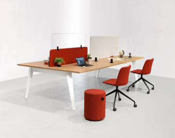 PIGRECO - Multiple office desk with sound absorbing screens by Martex - view 2