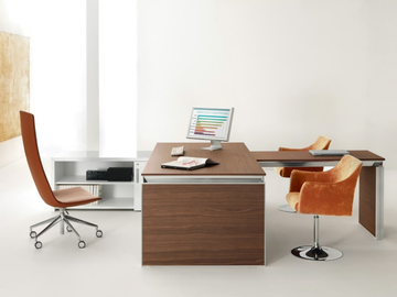 HAN - Rectangular wooden office desk by Martex - view 3