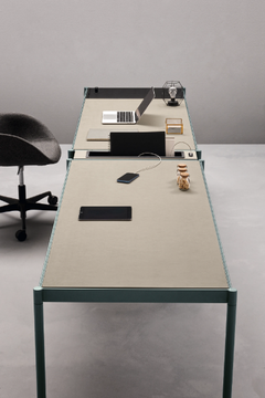 FLUIDO - Sectional aluminium office desk by Martex - view 3