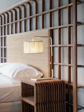 CAGE - Teak double bed by Mary& - view 3