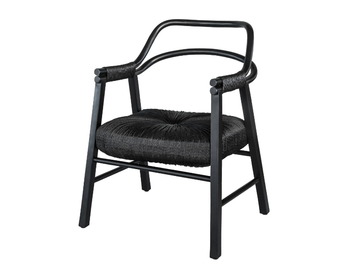 FLOAT - Teak easy chair with armrests by Mary& - view 2