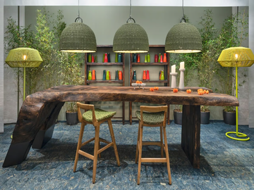 SCULPTURE - Solid wood dining table by Mary& - view 2