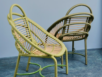 URBAN GARDEN - Contemporary style aluminium chair with armrests by Mary& - view 2