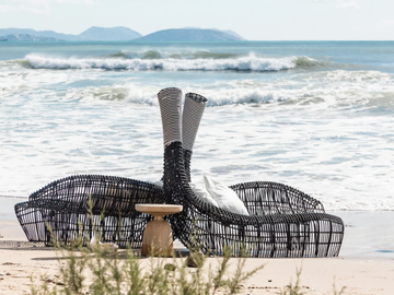 WONDER LOUNGE - Aluminium and PVC sun lounger by Mary& - view 3