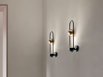 LUPPITER A1 SF - LED metal wall lamp by Masiero - view 2