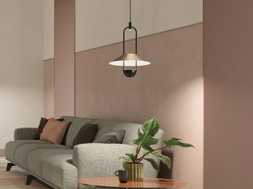 LUPPITER S1 M 33 - LED metal pendant lamp by Masiero - view 2