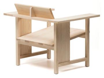 MC10 CLERICI - Ash armchair with armrests by Mattiazzi - view 3