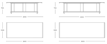 MC10 CLERICI - Rectangular ash table by Mattiazzi - view 3