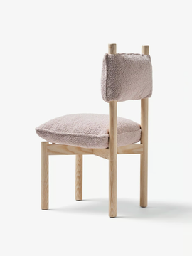 MC25 PAF PAF - Upholstered ash and fabric chair by Mattiazzi - view 3