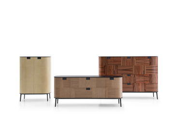 TESAURUS - Wooden highboard with drawers by Maxalto - view 3