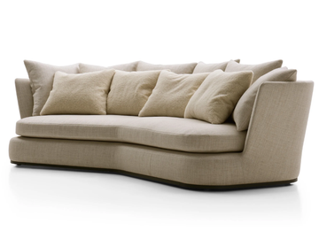 APOLLO - 3 seater fabric sofa by Maxalto - view 3