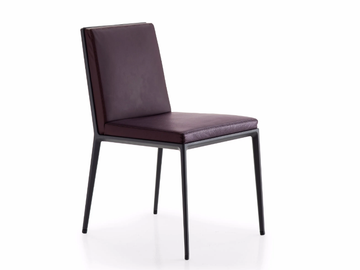 CARATOS - Upholstered leather chair by Maxalto - view 2