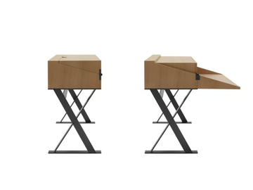 MAX - Wooden secretary desk with drawers by Maxalto - view 3