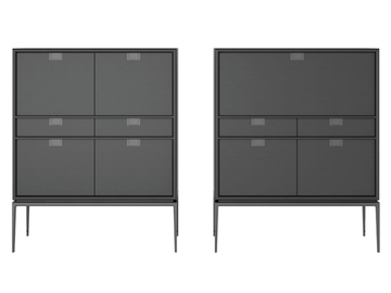 ARTEMONE - Wooden highboard with doors and drawers by Maxalto - view 2