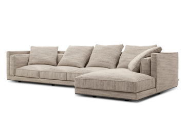 FLORIUS - Sectional fabric sofa with chaise longue by Maxalto - view 3
