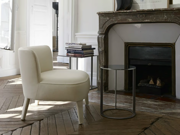 FEBO - Upholstered fabric armchair with armrests by Maxalto - view 3