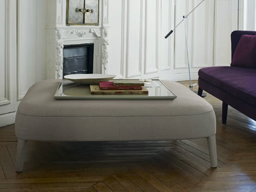 FEBO - Upholstered pouf by Maxalto - view 2