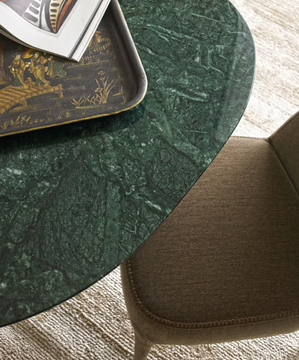 PATHOS - Square marble table by Maxalto - view 3