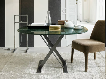 PATHOS - Square marble table by Maxalto - view 2