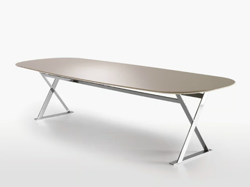 PATHOS - Rectangular MDF table by Maxalto - view 2