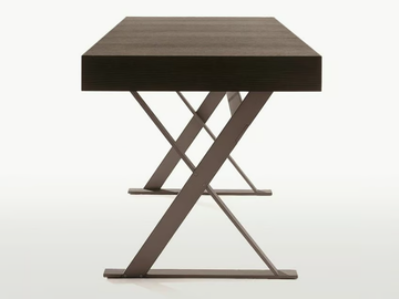 MAX - Solid wood writing desk by Maxalto - view 2