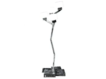 CUBE - Iron floor lamp by Mechini - view 2