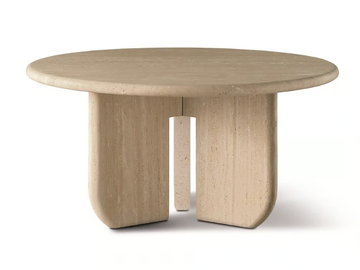 ITALO - Round marble table by Meridiani - view 2