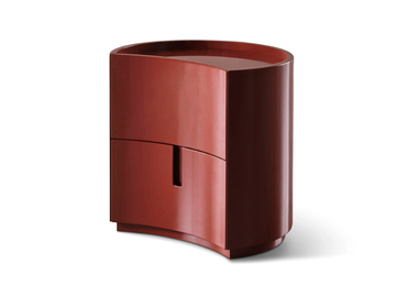 JOHNNY - Wooden bedside table with drawers by Meridiani - view 2