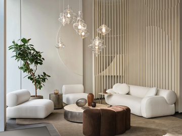 OSCAR - Fabric fireside chair by Meridiani - view 3
