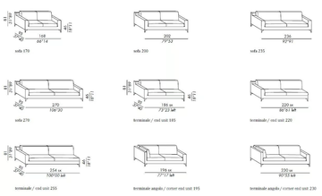 PRINCE - Leather sofa by Meridiani - view 3