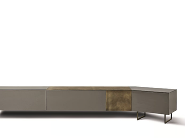RUBEN - Wooden sideboard with doors by Meridiani - view 2