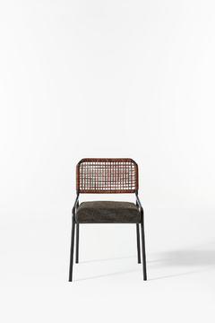 TAI - Fabric and leather chair by Meridiani - view 3