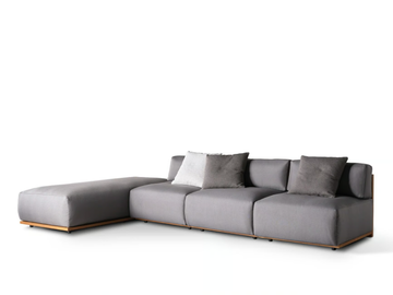 CLAUD OPEN AIR - Modular fabric sofa by Meridiani - view 2