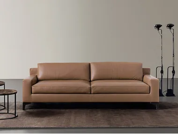 PRINCE - Leather sofa by Meridiani - view 2