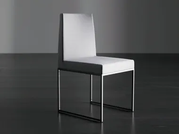 RIDER TRE - Upholstered fabric chair by Meridiani - view 2