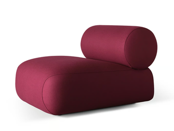 OSCAR - Fabric fireside chair by Meridiani - view 2