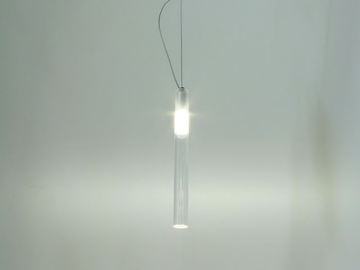 TUBINO - LED sandblasted glass pendant lamp by Metalarredo - view 2