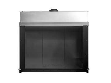 AVENUE MF 1300-95 GHE L 1S - Closed gas fireplace by Metalfire - view 2